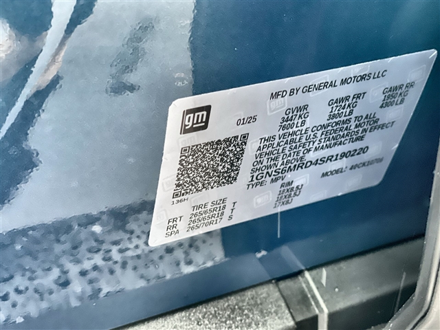 2025 Chevrolet Tahoe LS