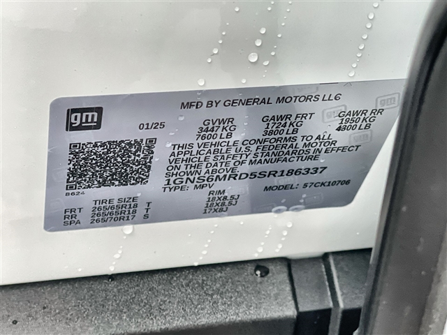 2025 Chevrolet Tahoe LS