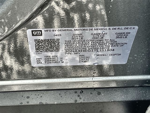2026 Chevrolet Equinox LT