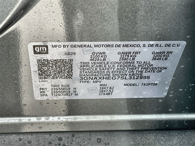 2025 Chevrolet Equinox LT