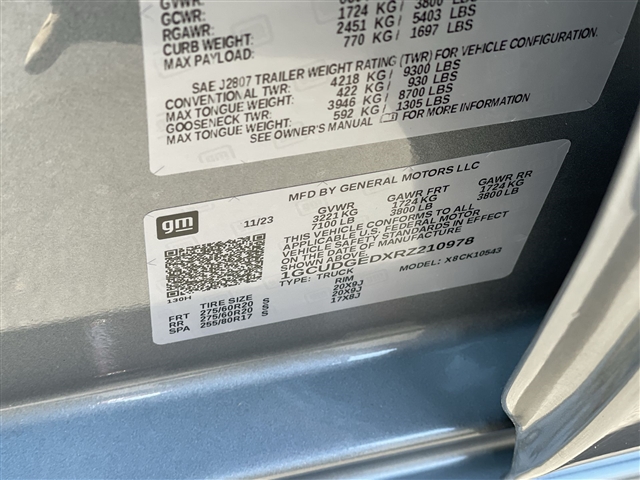 2024 Chevrolet Silverado 1500 LTZ
