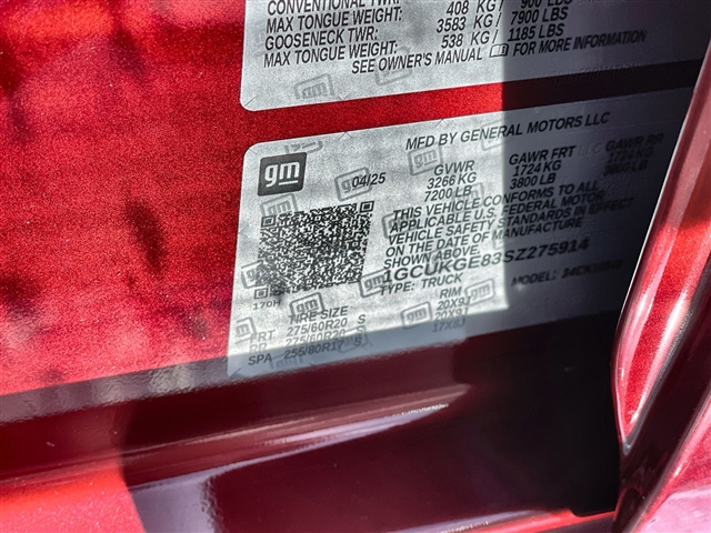 2025 Chevrolet Silverado 1500 LTZ