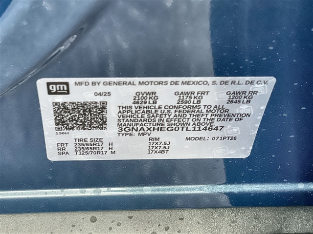 2026 Chevrolet Equinox LT