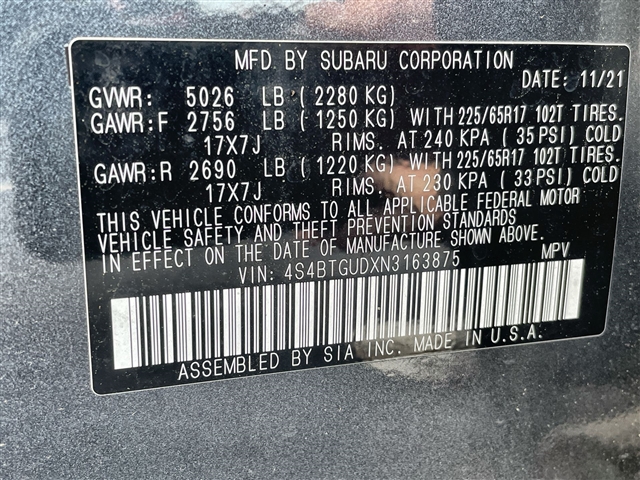 2022 Subaru Outback Wilderness