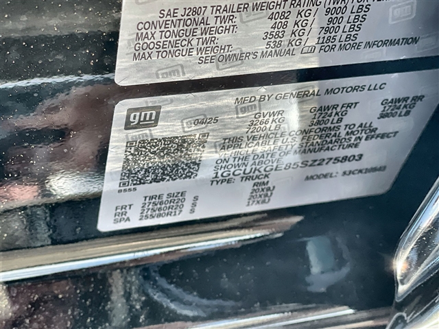 2025 Chevrolet Silverado 1500 LTZ