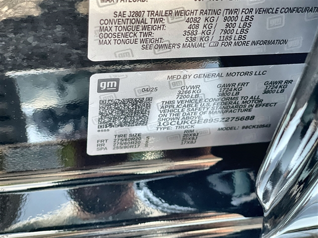 2025 Chevrolet Silverado 1500 LTZ