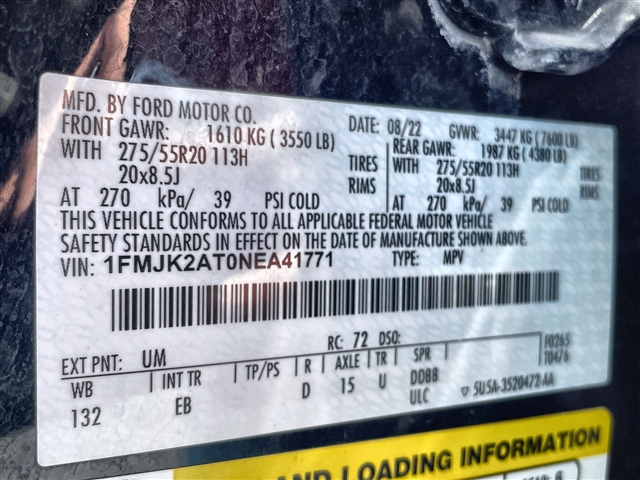 2022 Ford Expedition MAX Limited