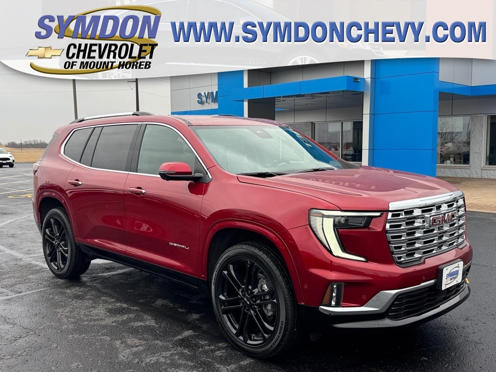 Volcanic Red Tintcoat (gnt) 2026 GMC Acadia Denali AWD SUV / Crossover Four-Wheel Drive 8-Speed Automatic