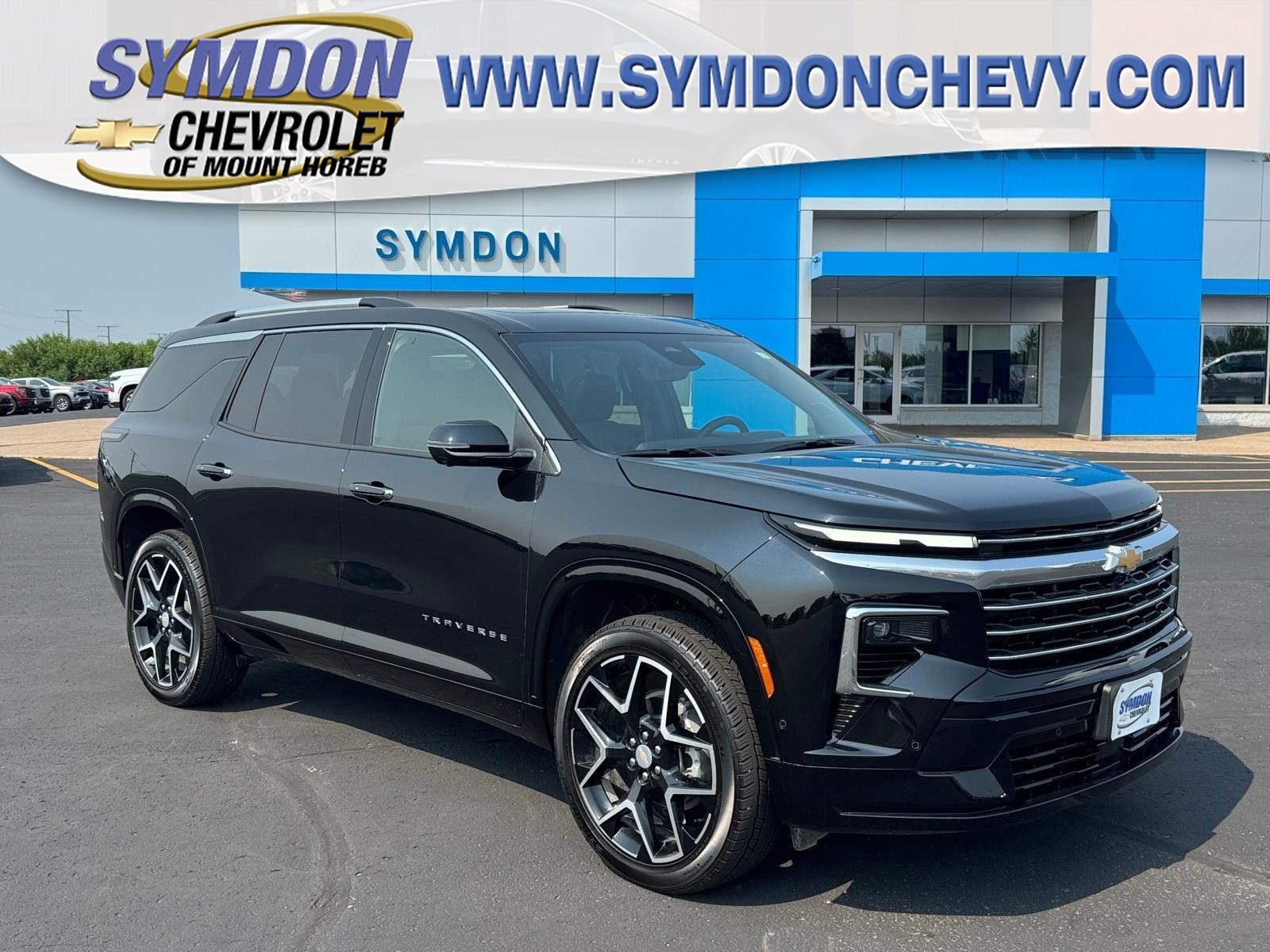 Black 2026 Chevrolet Traverse SUV / Crossover Four-Wheel Drive Automatic