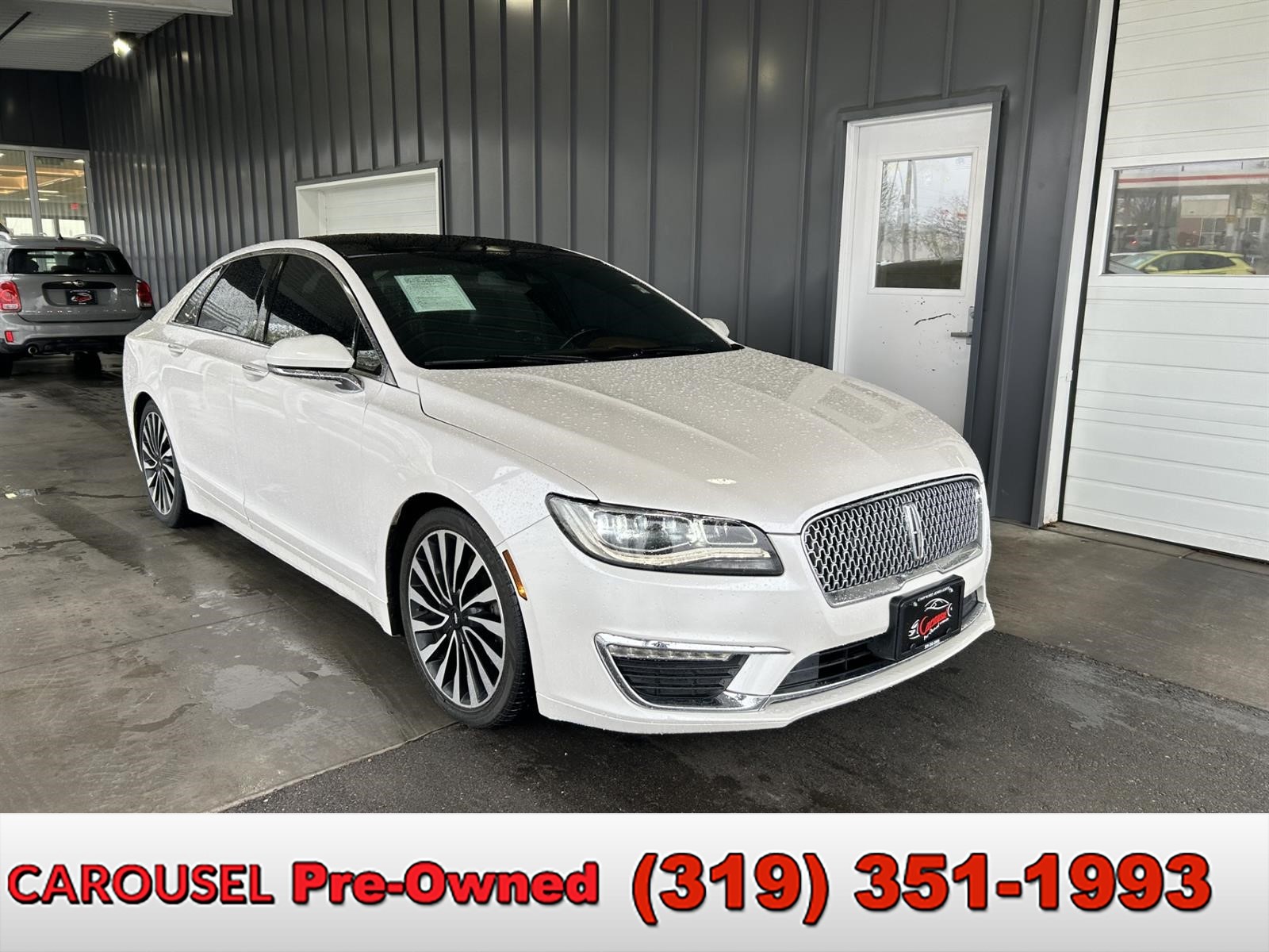 White 2017 Lincoln MKZ Black Label FWD Sedan Front-Wheel Drive 6-Speed Automatic