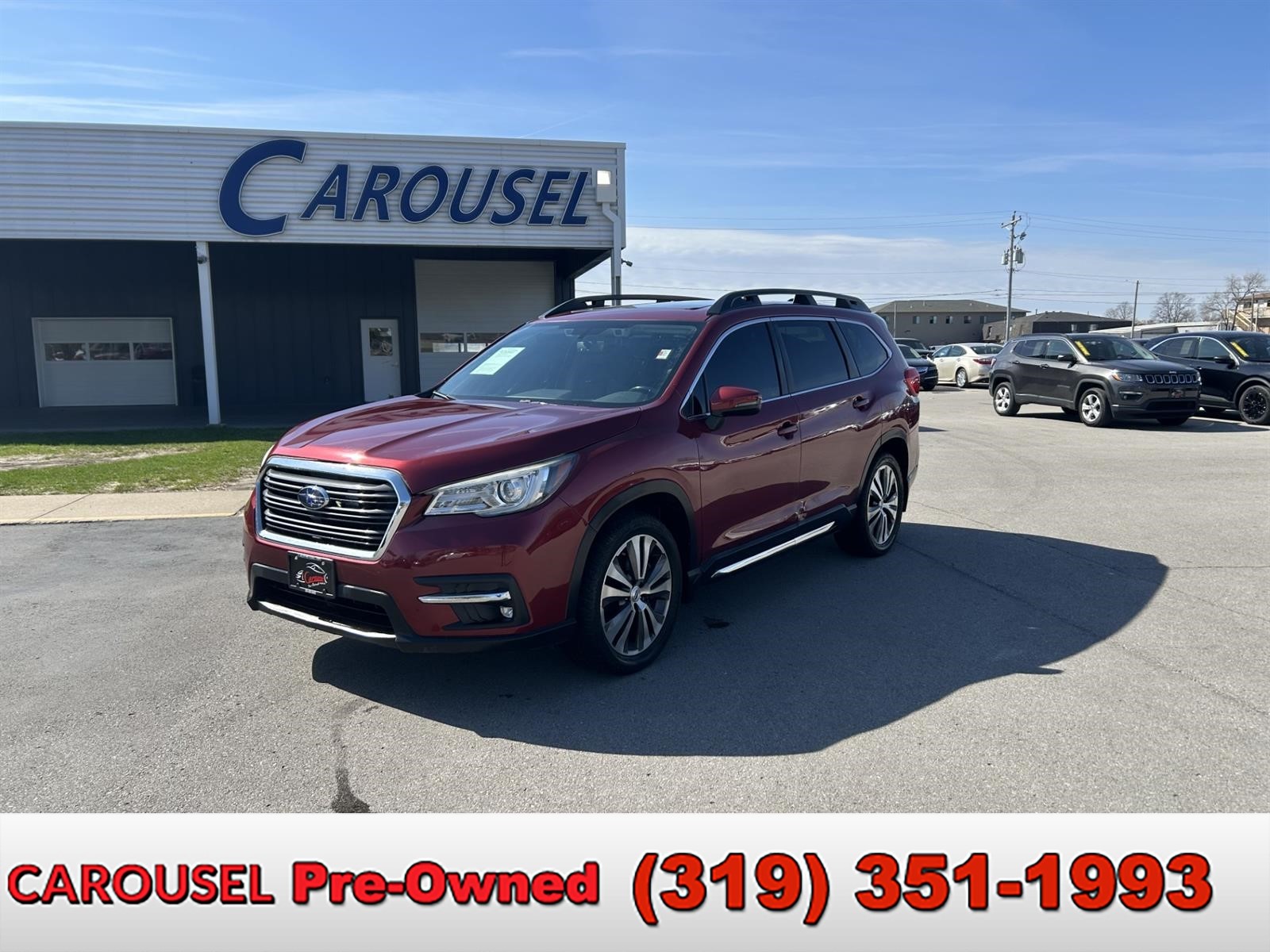 Crimson Red Pearl Cr4 2019 Subaru Ascent Limited 8-Passenger AWD SUV / Crossover All-Wheel Drive 8-Speed CVT