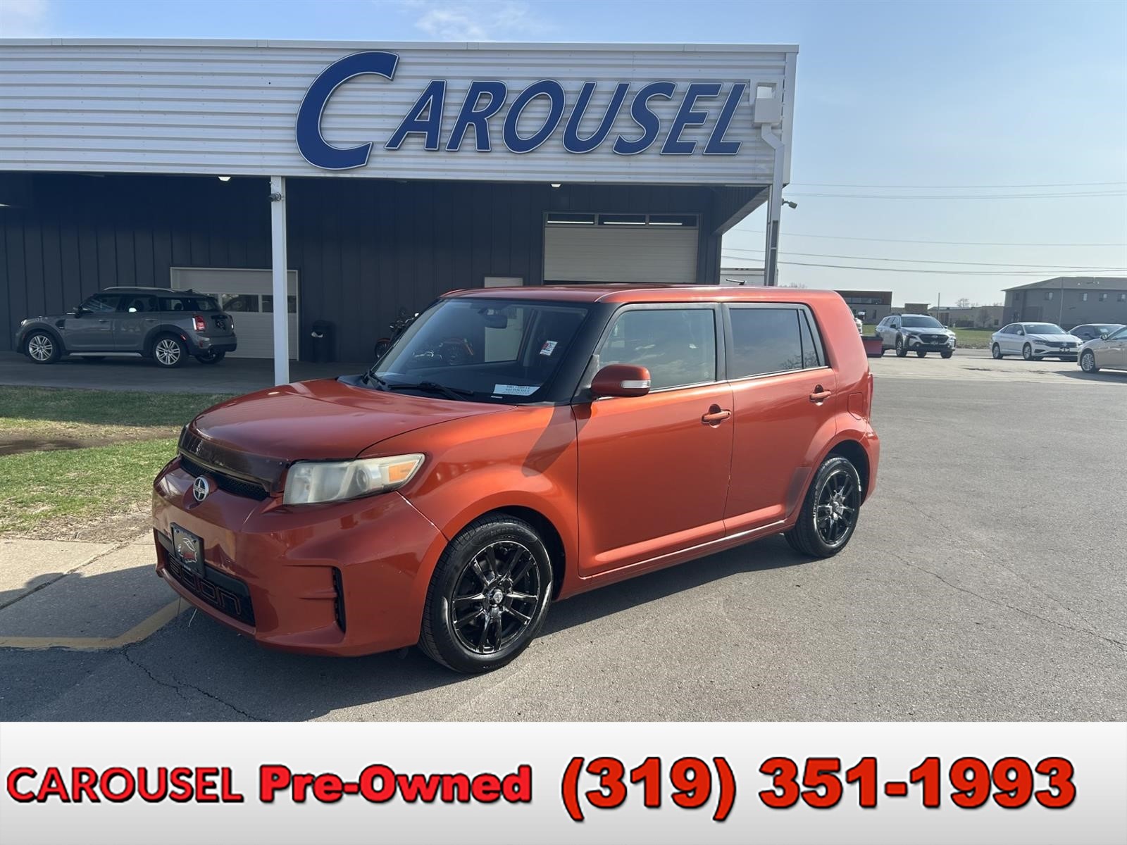 Orange 2012 Scion xB RS 9.0 Wagon Front-Wheel Drive 4-Speed Automatic
