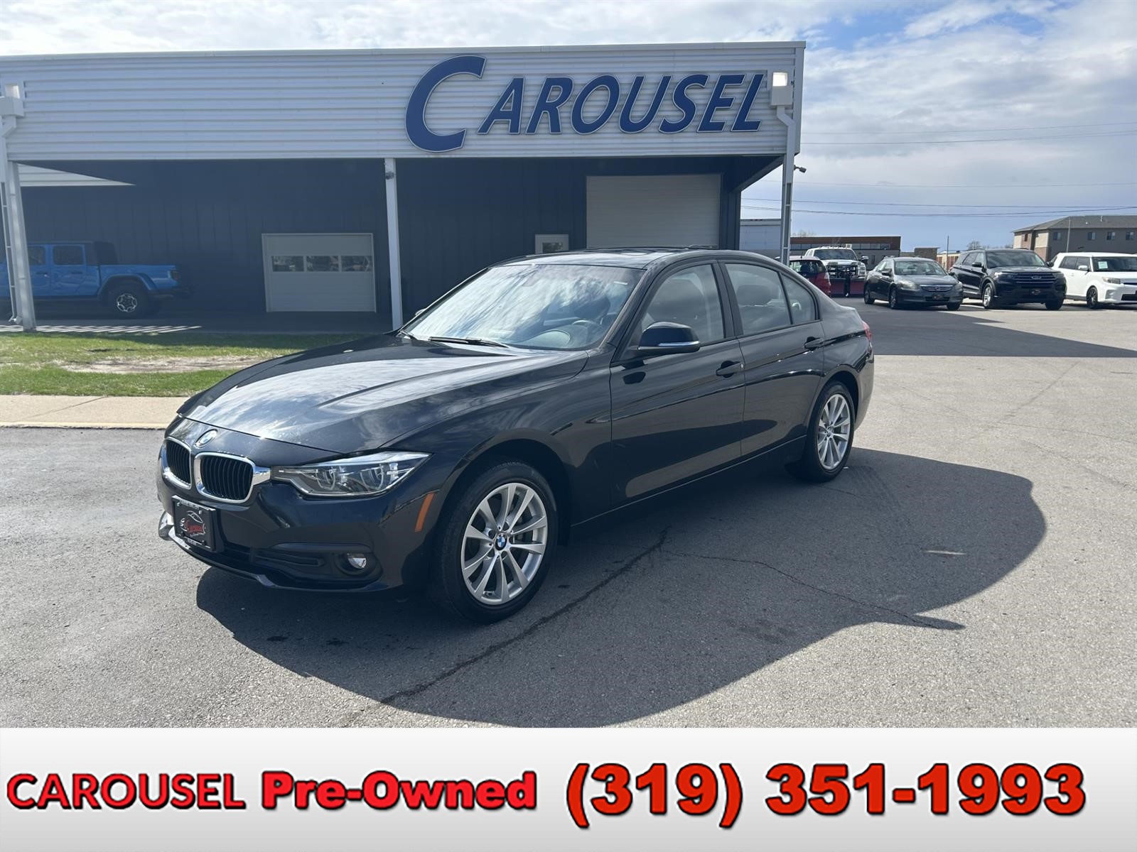 Black 2018 BMW 3 Series 320i xDrive Sedan AWD Sedan All-Wheel Drive 8-Speed Automatic