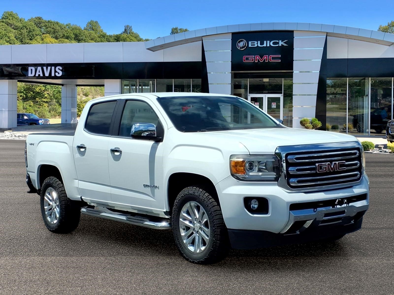 Summit White Gaz 2016 GMC Canyon SLT Crew Cab 4WD Pickup Truck Four-Wheel Drive 6-Speed Automatic