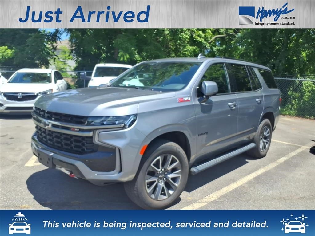 Gray (Satin Steel Metallic G9k) 2021 Chevrolet Tahoe Z71 4WD SUV / Crossover Four-Wheel Drive Automatic