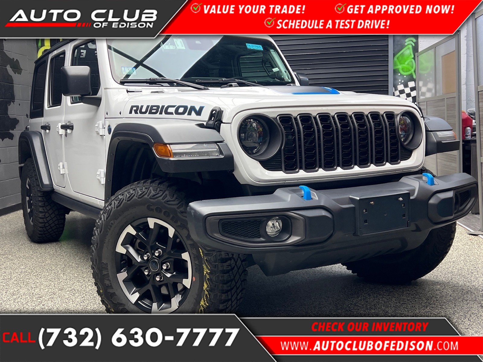 Bright White Clear Coat (pw7) 2024 Jeep Wrangler 4xe Rubicon X 4WD SUV / Crossover Four-Wheel Drive 8-Speed Automatic