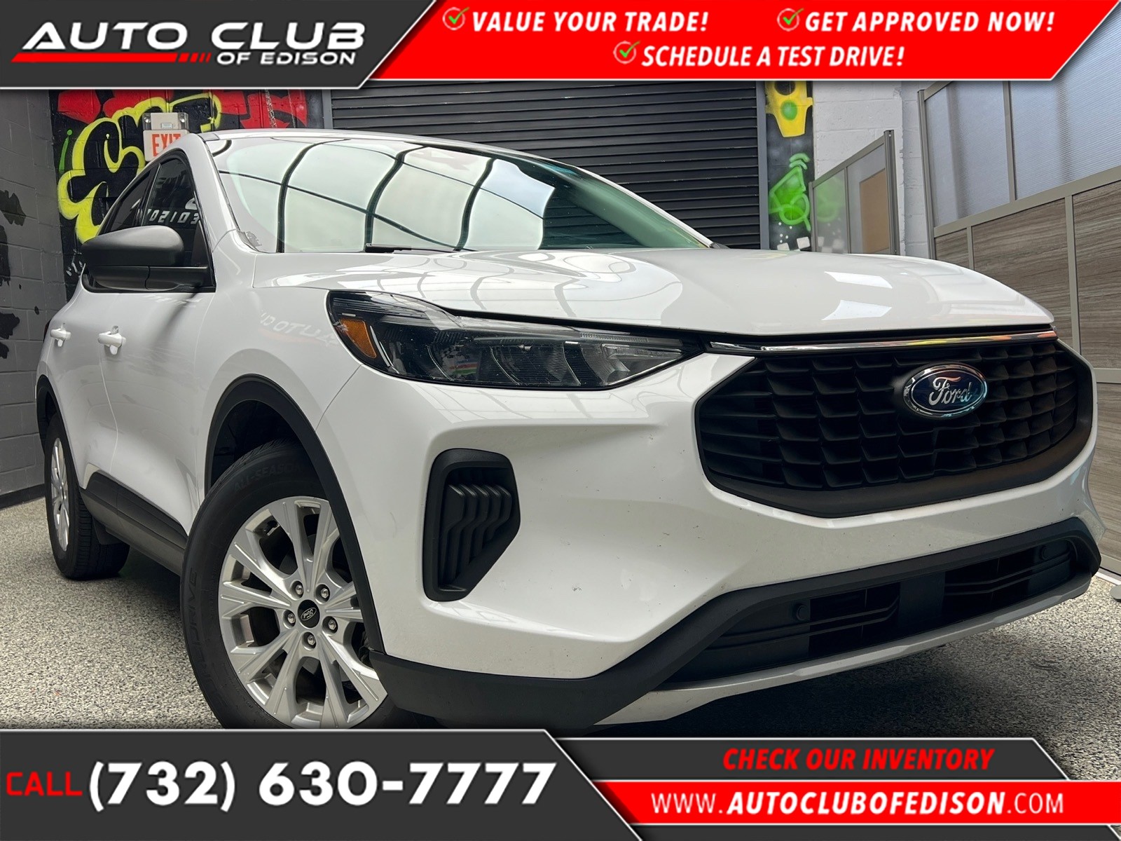 Oxford White (yz) 2024 Ford Escape Active FWD SUV / Crossover Front-Wheel Drive 8-Speed Automatic