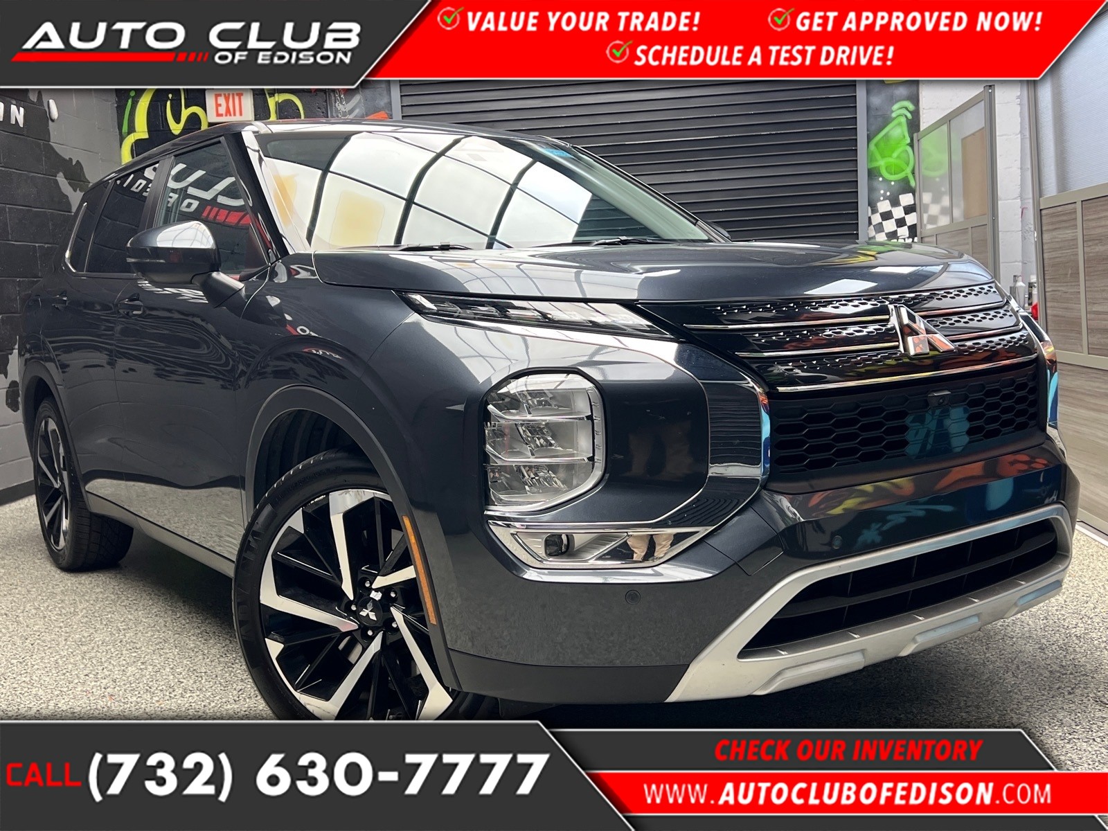 Mercury Gray Metallic (u17) 2024 Mitsubishi Outlander SUV / Crossover Front-Wheel Drive 8-Speed CVT