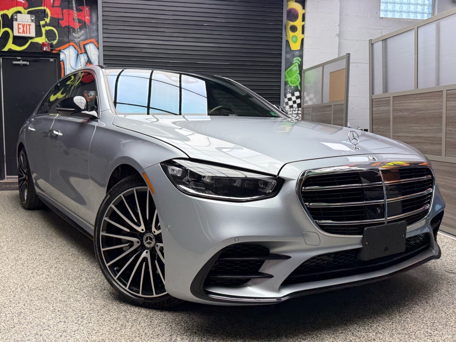 Cirrus Silver Metallic (922) 2021 Mercedes-Benz S-Class S 580 Sedan 4MATIC Sedan All-Wheel Drive 9-Speed Automatic