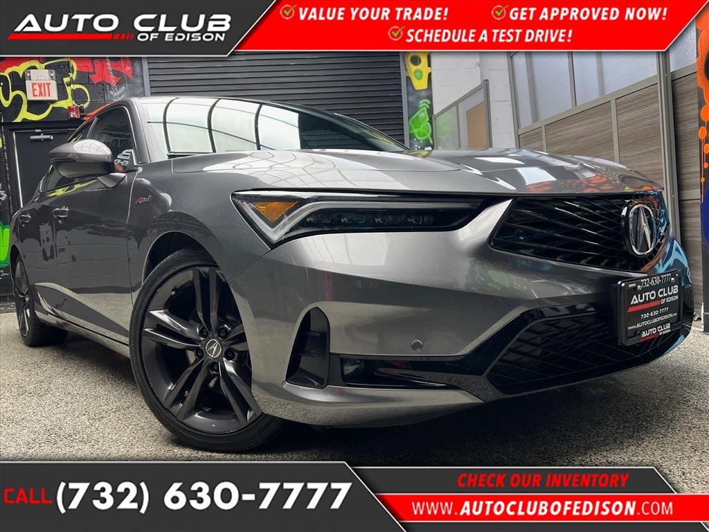 Black (Charcoal) 2023 Acura Integra FWD with Technology and A-SPEC Package Sedan Front-Wheel Drive Automatic