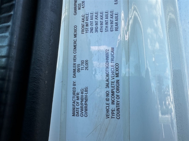 2019 Freightliner M2 / DRY:2949