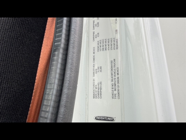 2019 Freightliner M2 / DRY Other:2927