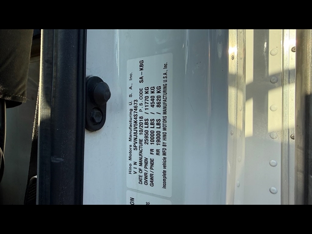 2019 Hino 268 / DRY Other:2920