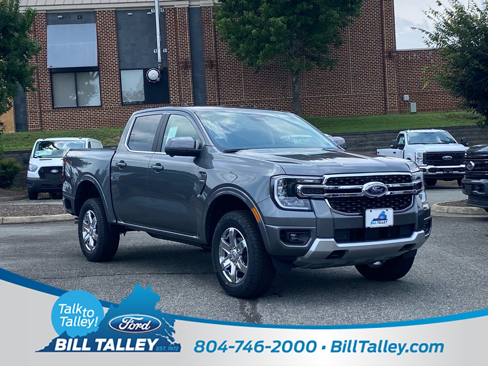 Gray Metallic 2026 Ford Ranger Pickup Truck Four-Wheel Drive Automatic