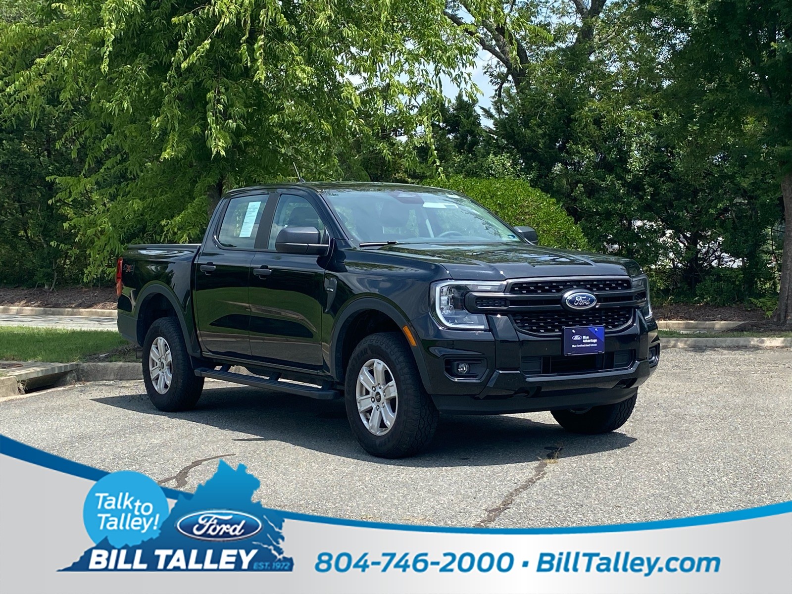 Shadow Black G1 2024 Ford Ranger Pickup Truck Four-Wheel Drive Automatic
