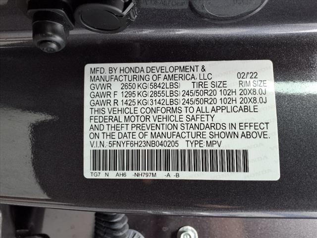 2022 Honda Pilot SE
