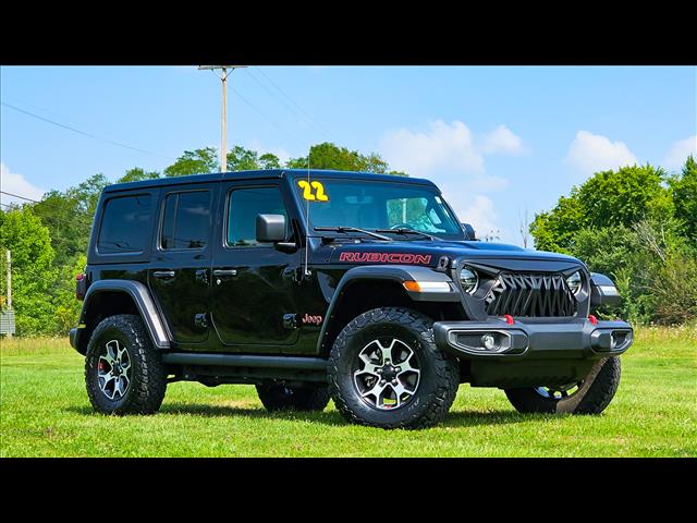 Used 2022 Jeep Wrangler Unlimited Rubicon with VIN 1C4HJXFN8NW177105 for sale in Chardon, OH