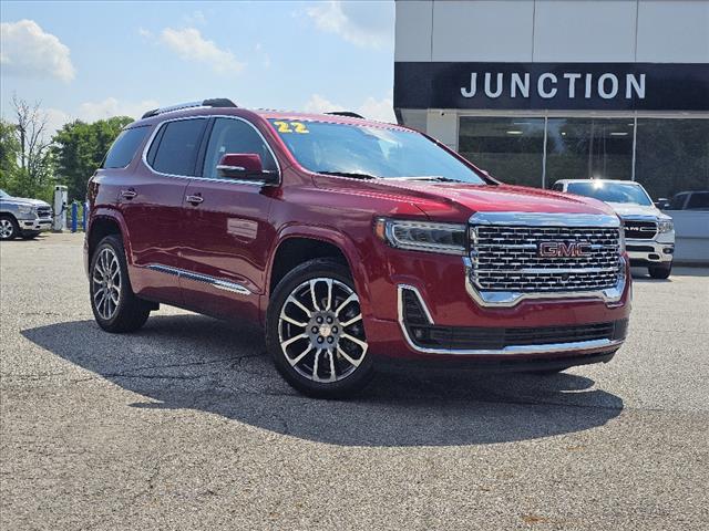 Used 2022 GMC Acadia Denali with VIN 1GKKNXL48NZ157008 for sale in Chardon, OH