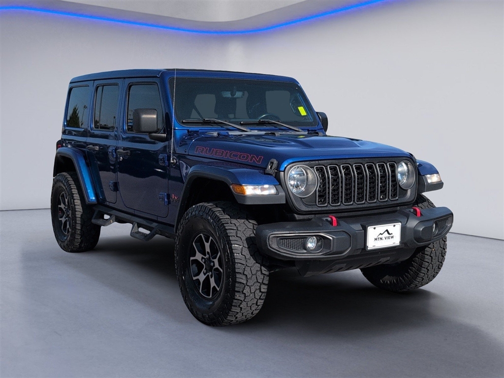 Used 2019 Ocean Blue Metallic Clear Coat Jeep Rubicon image 10