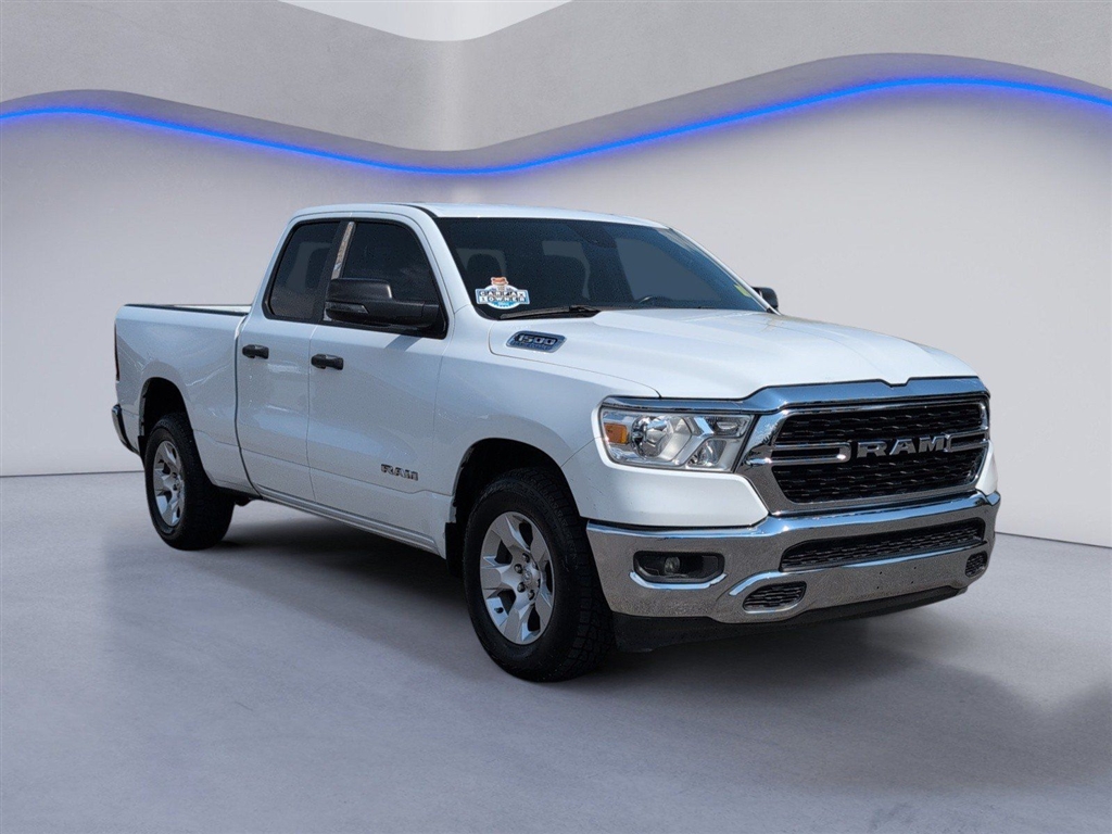 Used 2023 Bright White Clear Coat RAM Big Horn image 10