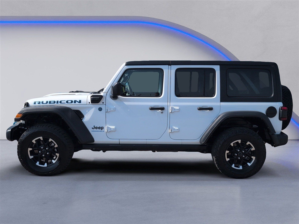 Used 2024 Bright White Clear Coat Jeep Rubicon 4xe image 11