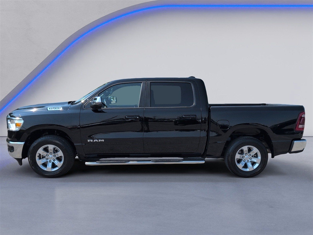 Used 2024 Diamond Black Crystal Pearl Coat RAM Laramie image 11