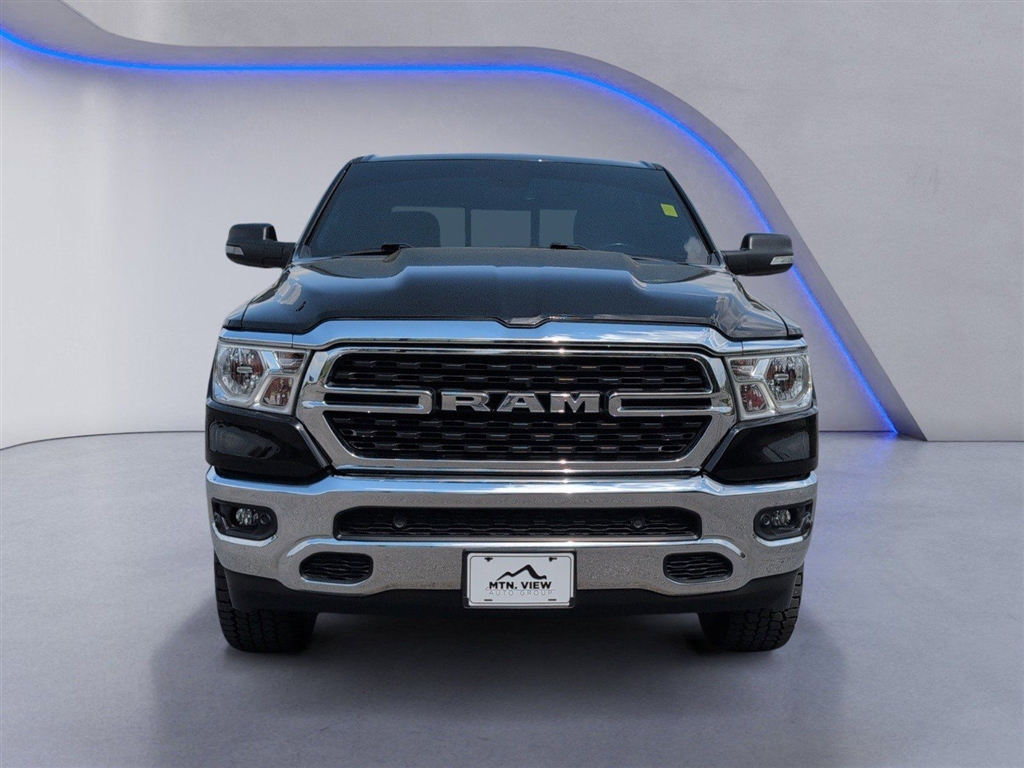 Used 2022 Diamond Black Crystal Pearl Coat RAM Big Horn image 12