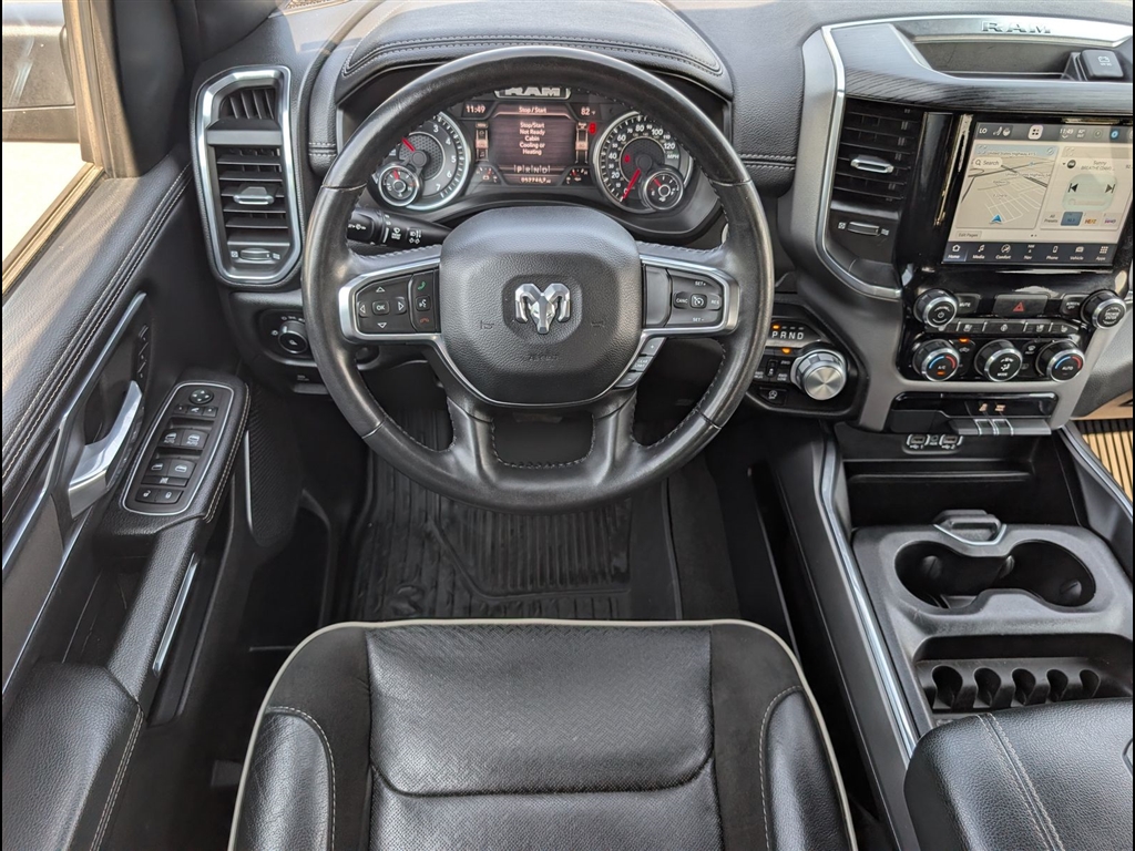 Used 2024 Diamond Black Crystal Pearl Coat RAM Laramie image 17