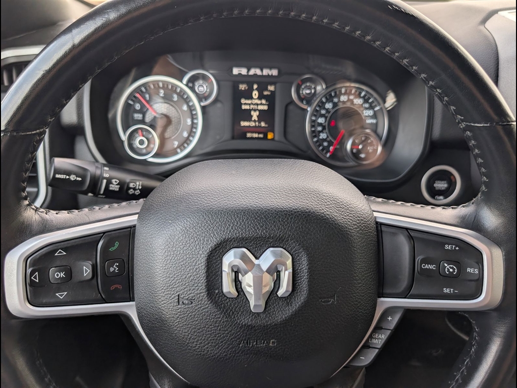 Used 2023 Bright White Clear Coat RAM Big Horn image 21