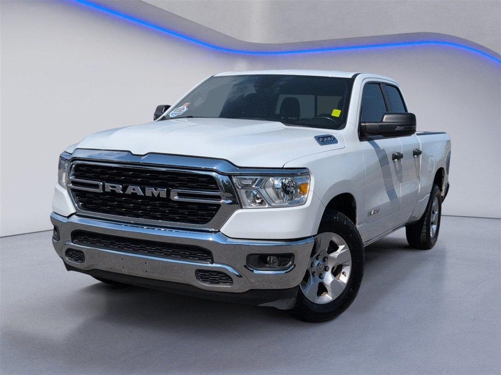 Used 2023 Bright White Clear Coat RAM Big Horn image 2