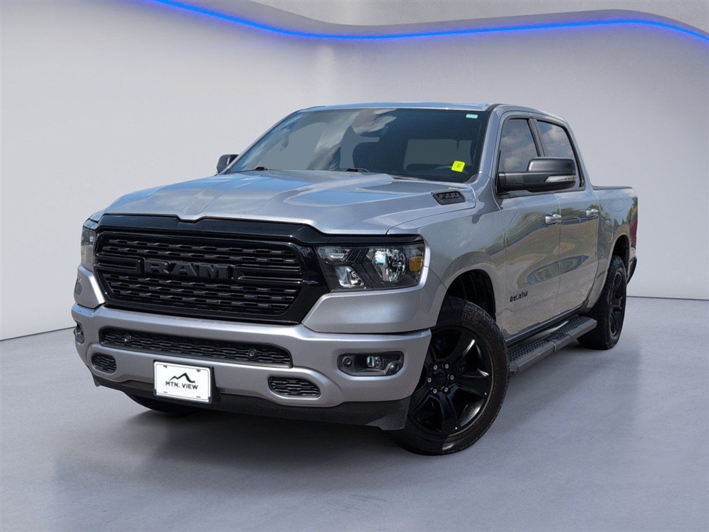 Used 2022 Billet Silver Metallic Clear Coat RAM Big Horn image 2