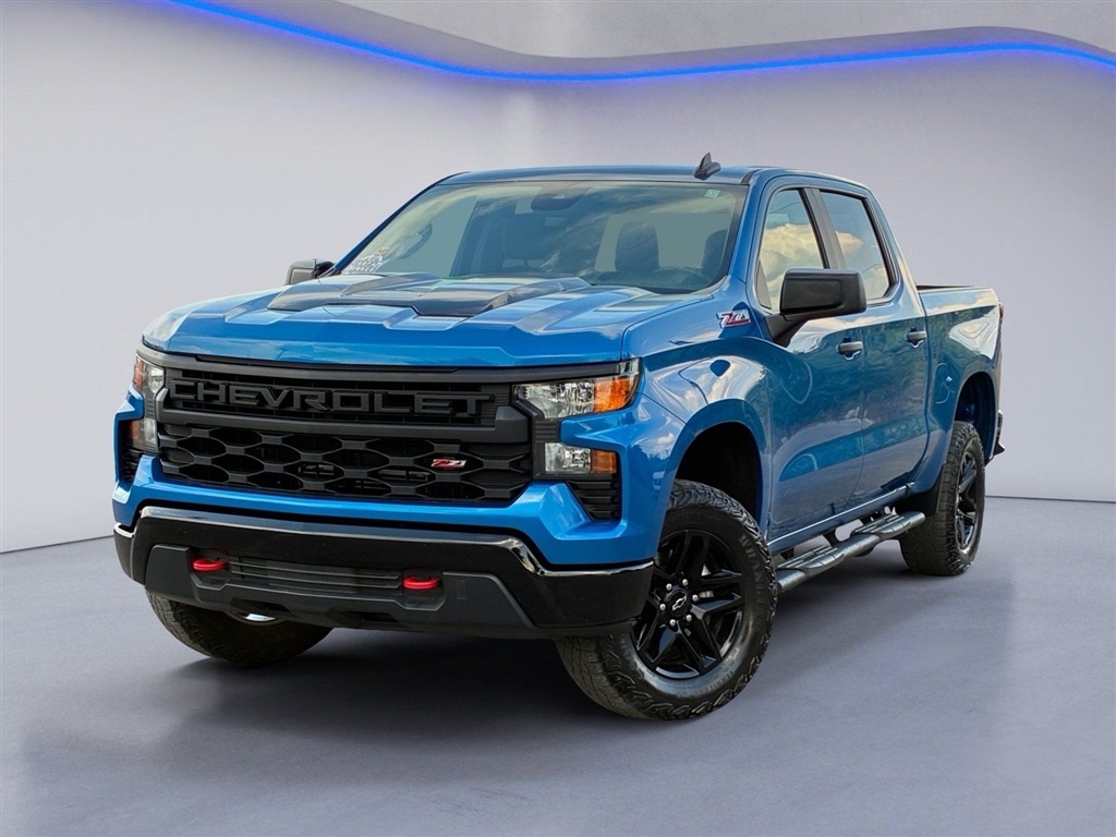 Used 2023 Glacier Blue Metallic Chevrolet Custom Trail Boss image 2