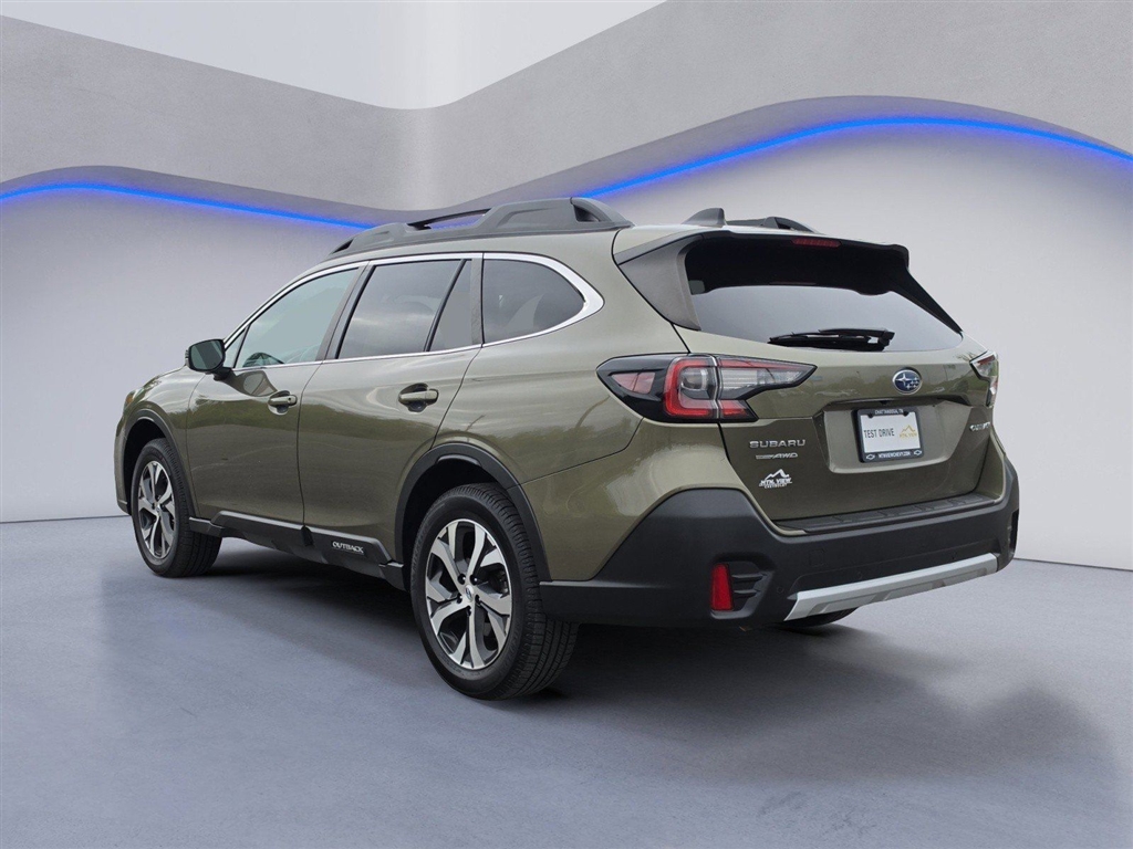 Used 2022 Autumn Green Metallic Subaru Limited image 3