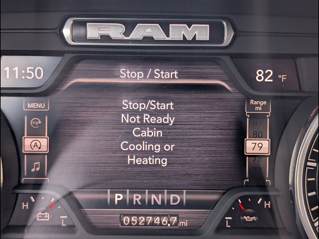 Used 2024 Diamond Black Crystal Pearl Coat RAM Laramie image 6