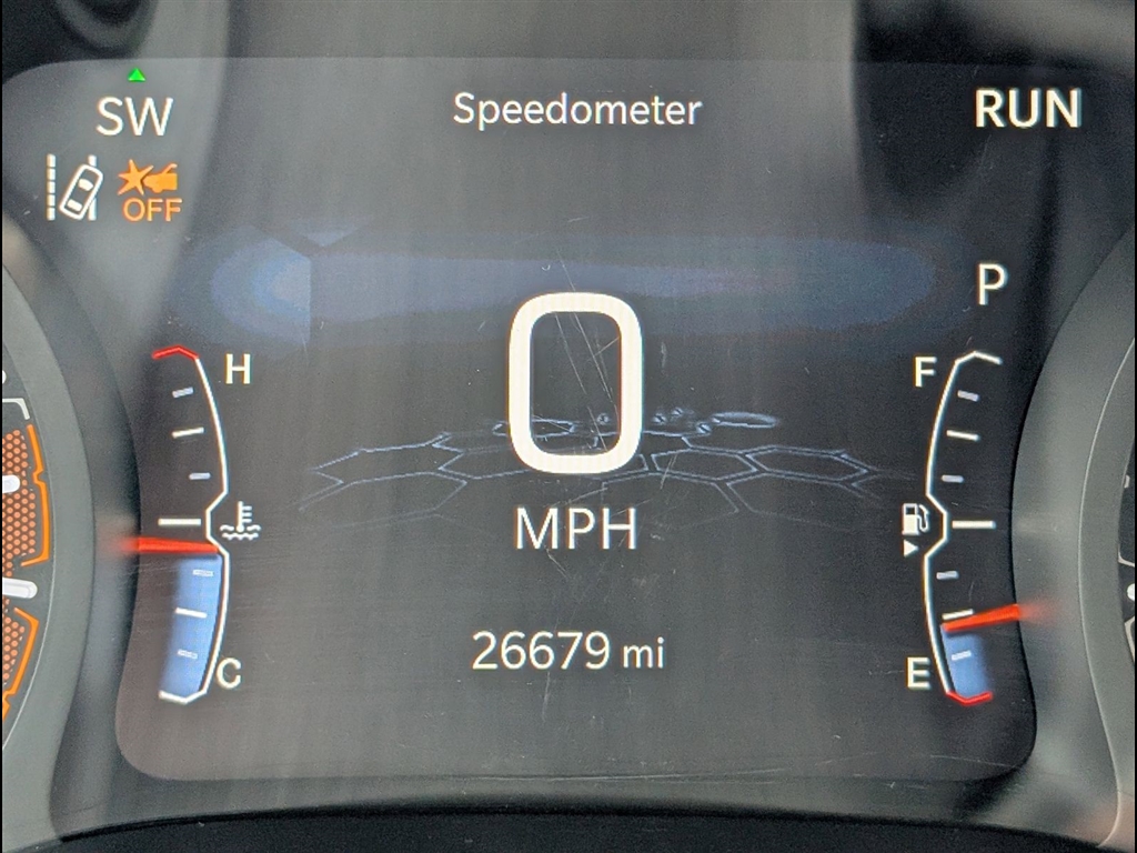 Used 2024 Bright White Clear Coat Jeep Latitude image 6