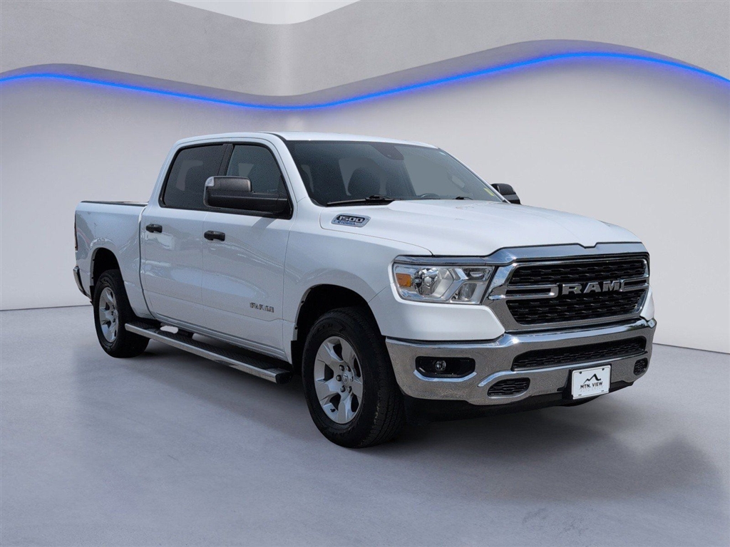 Used 2023 Bright White Clear Coat RAM Big Horn image 9