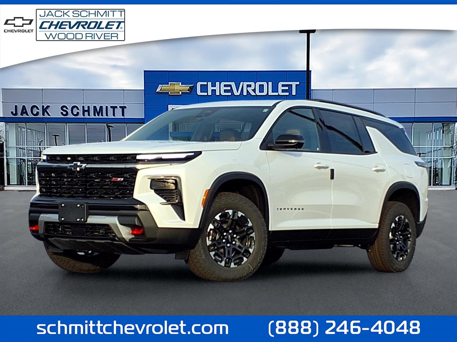 Polar White Tricoat 2027 Chevrolet Traverse SUV / Crossover Four-Wheel Drive Automatic