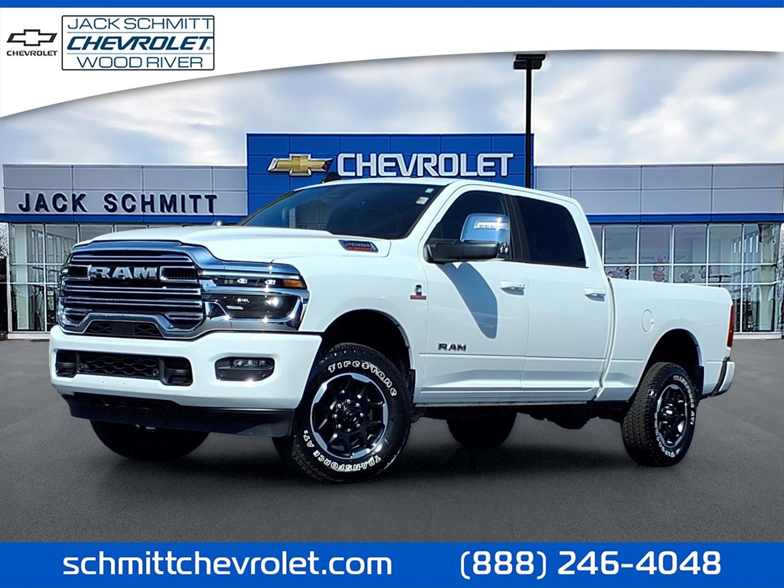Bright White Clearcoat 2026 RAM 2500 Pickup Truck Four-Wheel Drive 8-Speed Automatic