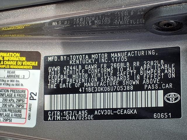 2006 Toyota Camry XLE
