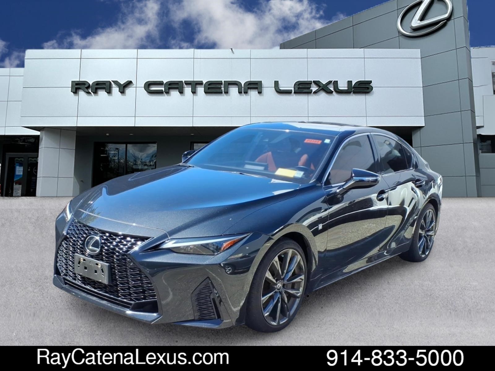 Black (Caviar) 2023 Lexus IS Sedan 6-Speed Automatic